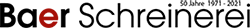 Baer Schreinerei Logo Mobil