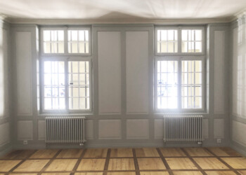 Wandverkleidung in Berner Altstadt Denkmalpflege