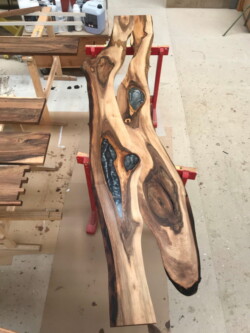 Ausgiessen mit eingefärbtem Epoxidharz