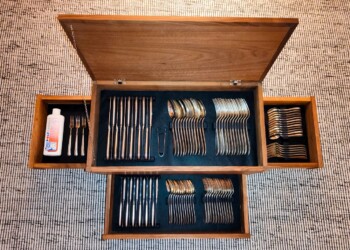 Besteck Nussbaum Schatulle Freizeit-Wettbewerb 2022 Fabian