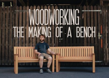 Begegnungsbank von Jonathan Woodworking The making of a bench