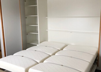Massgefertigtes Klappbett in Bern Klappbett in Schrank integriert