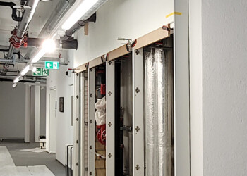 Steigzonenfront EI30 in Berner Industriebauten Steigzonenfronten in der Industrie